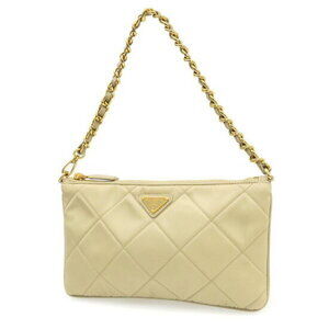 Prada Tessuto Impuntu Chain Shoulder Bag